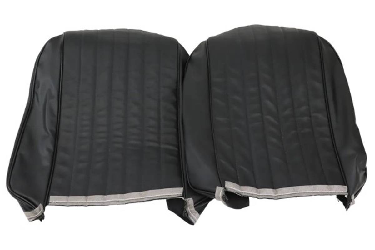 1960 CORVETTE 100% LEATHER SEAT COVER SET MADE IN OE STYLE BLACK