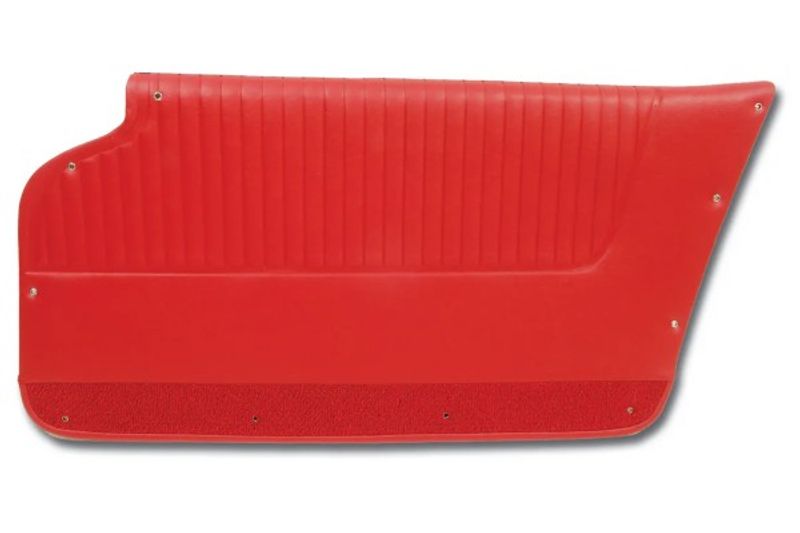 1963-1964 CORVETTE CONVERTIBLE DOOR PANEL SET RED