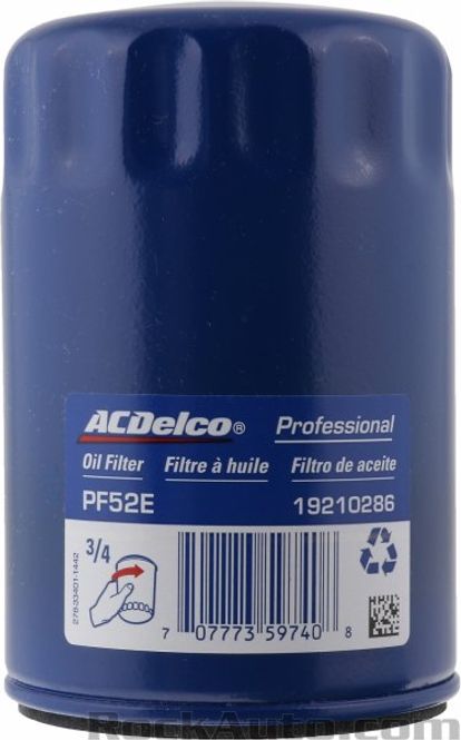 Hovedbilde 1992-1996 Corvette Oilfileter ACDelco PF52E