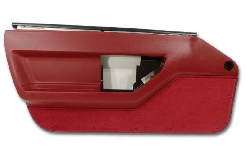 1984-1989 CORVETTE DOOR PANEL LH RED