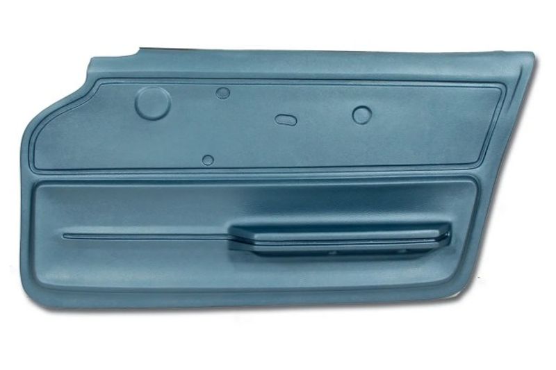 1967 CORVETTE COUPE DOOR PANEL WITH FELT RH BLUE