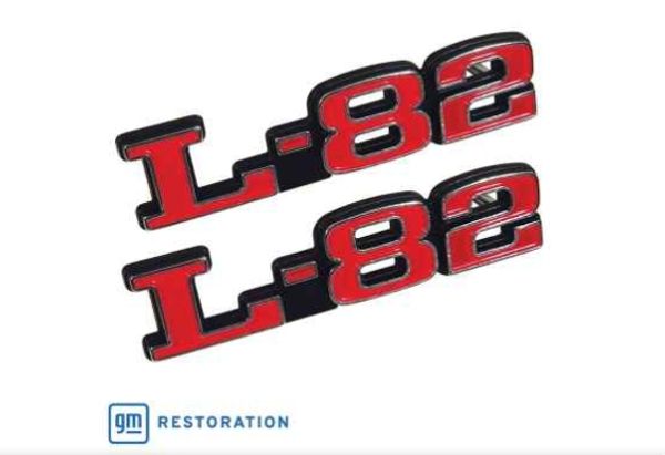 Hovedbilde 1973-1979 Chevrolet Corvette Emblems. Hood L-82