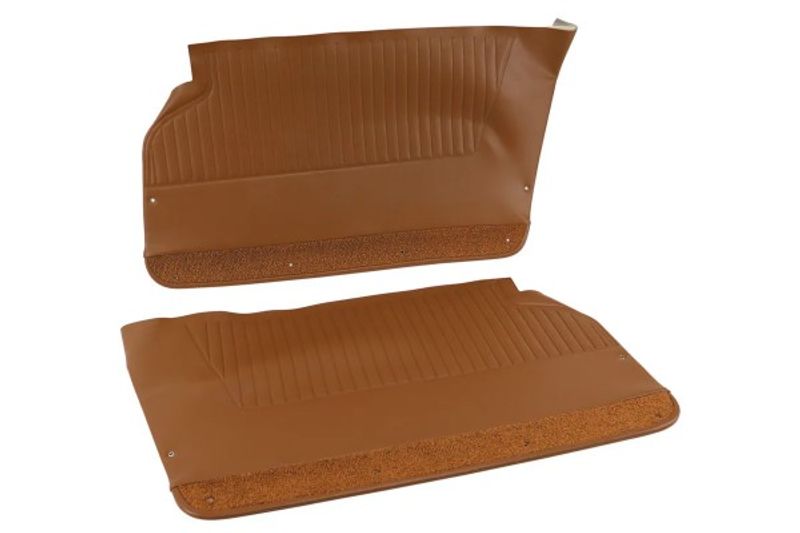 1963-1964 CORVETTE DOOR PANEL SET SADDLE