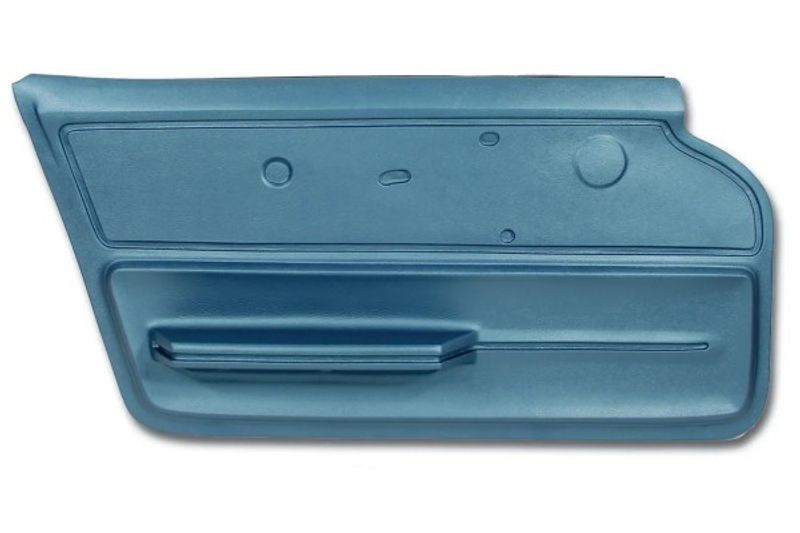1967 CORVETTE CONVERTIBLE DOOR PANEL WITH FELT LH BLUE